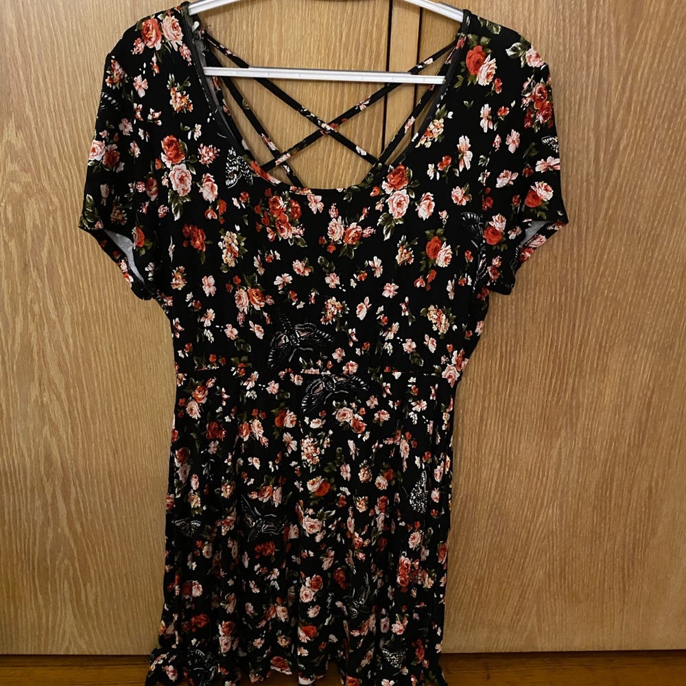 roses and moths strappy dress! very comfy but too large for me